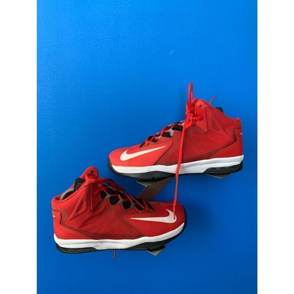 NIKE AIR MAX STUTTER STEP 2, 653754-600, RED/WHITE, YOUTH SIZE 6.5 - Picture 3 of 6